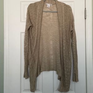 Say what beige cardigan